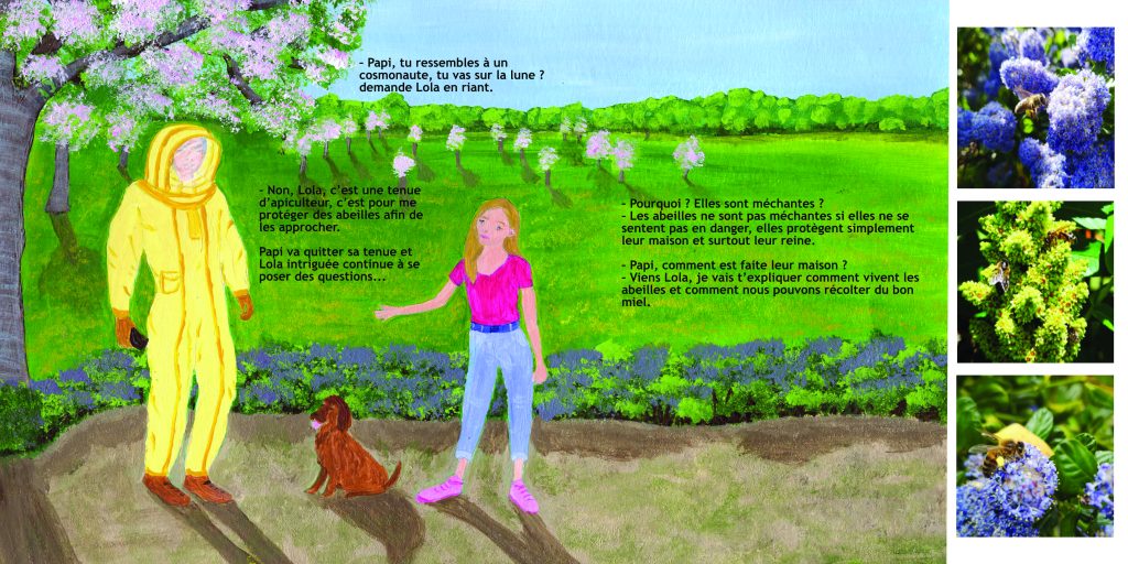 album livre enfant jeunesse éducatif abeille ferme forêt lapinou lapinette lapin coloriage animaux