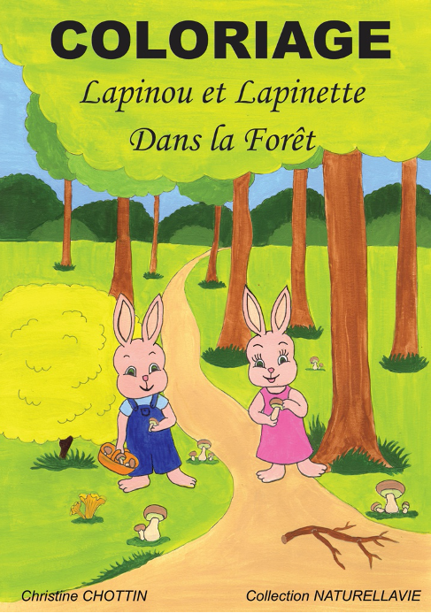 album livre enfant jeunesse éducatif abeille ferme forêt lapinou lapinette lapin coloriage animaux